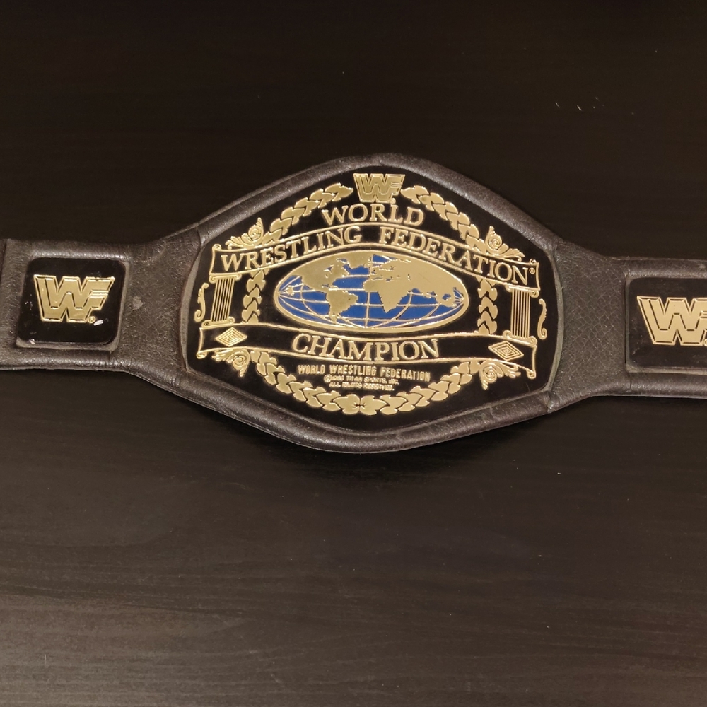 Vintage WWF World Wrestling Federation Champion Foam Belt Titan Sports 1988